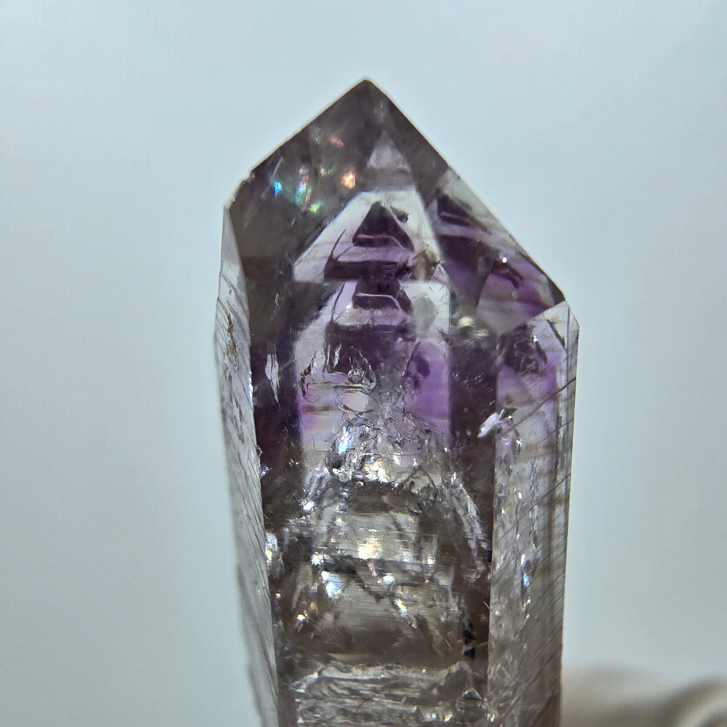 Mine d'améthyste Phantom Point Streep, Goboboseb, Namibie 48 x 14 x 10 mm