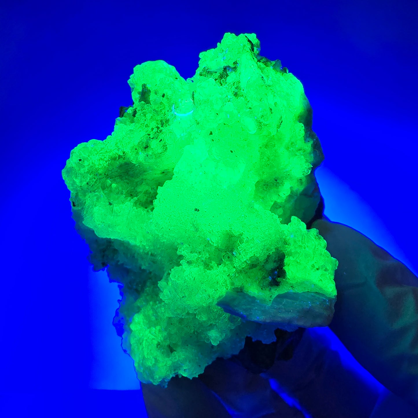Hyalit Opal, Rauchquarz, Schörl Turmalin, Orthoklas Erongo, Namibia 71*58*45mm