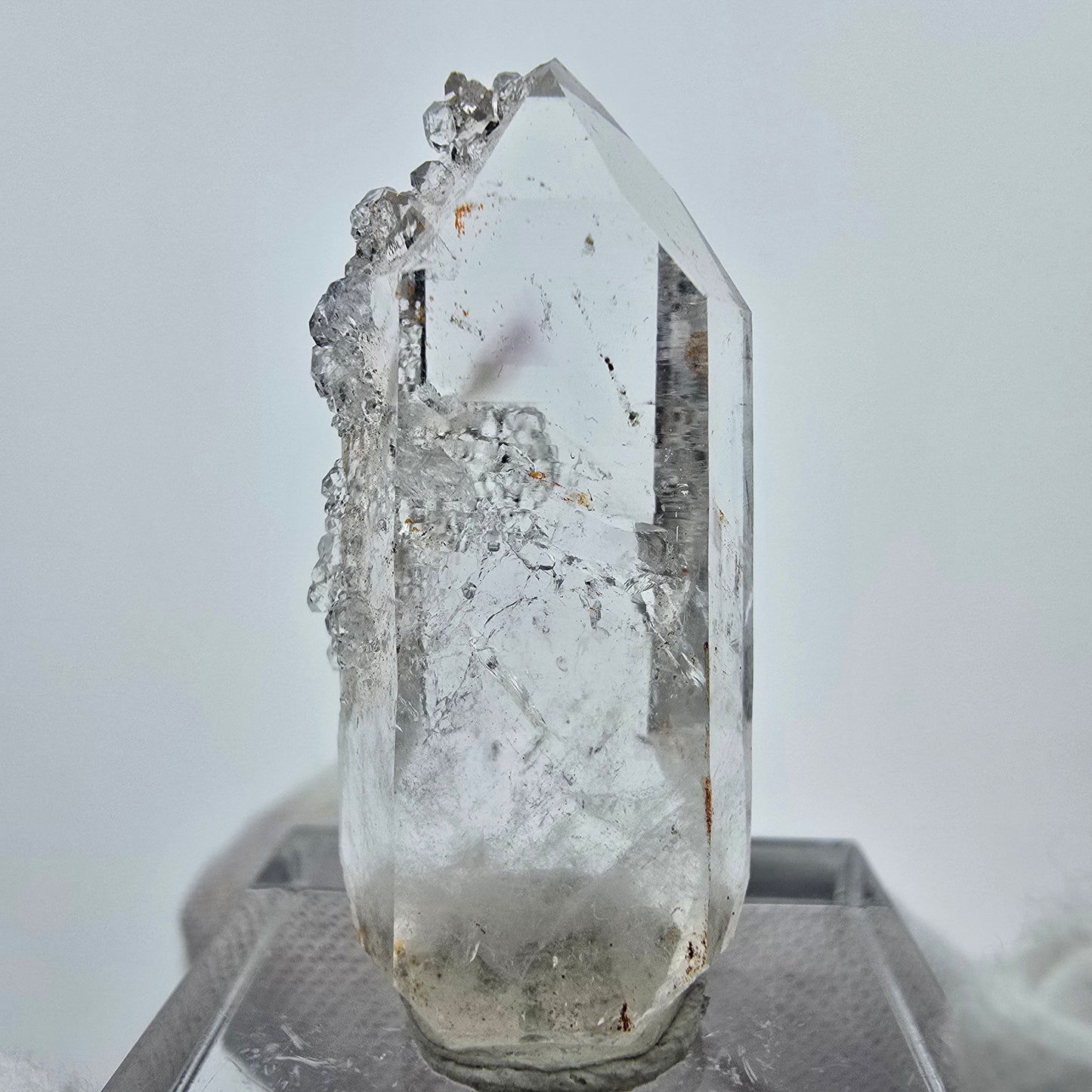 Phantom Amethyst mit Analcim Streep Mine, Goboboseb, Namibia 35*15*10mm Sammlung