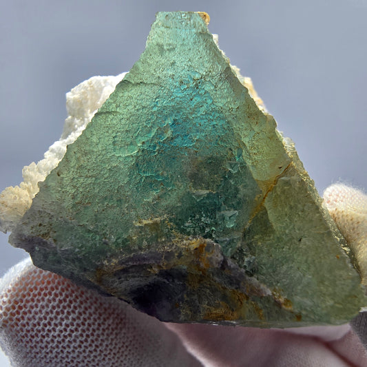 Phantom Fluorit Okteaeder Kristall Omehane, Namibia 46*42*34mm Sammlung