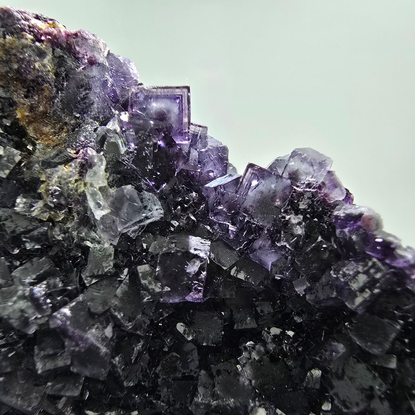 Große Phantom Fluorit Würfel Stufe, doppelseitig Okorusu, Namibia 120*90*30mm