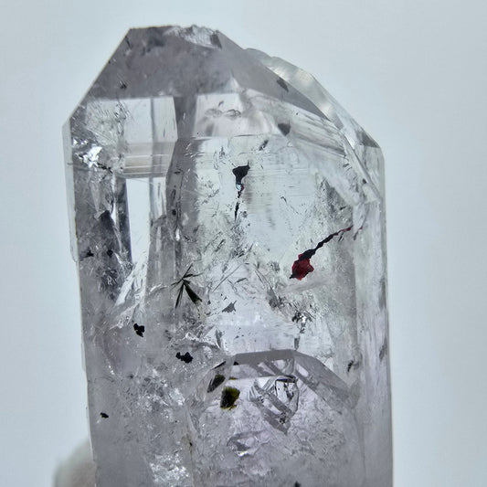 Améthyste Harlequin avec Prehnite, Epidote Star Streep Mine Gob. Namibie 52*25*24mm