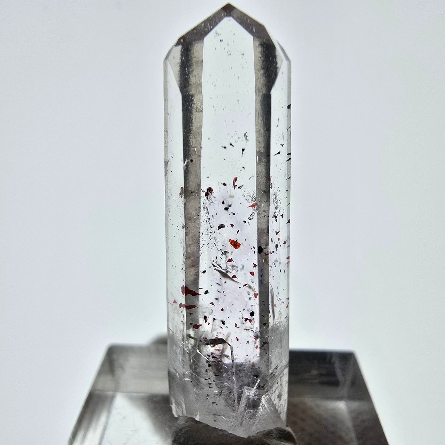Quartz fumé Harlequin Phantom, mine Point Streep, Goboboseb, Namibie, 36 x 10 x 8 mm