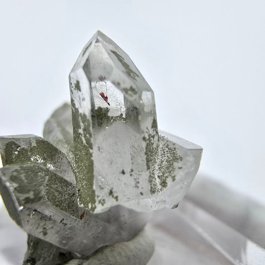 Spécimen de quartz Harlequin Streep Mine Goboboseb Namibie 24*21*17mm Collection