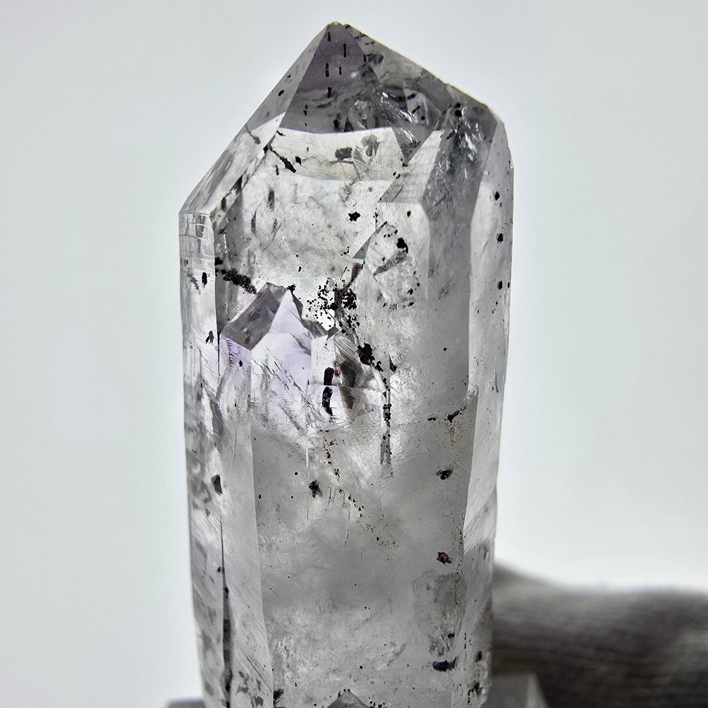 Mine d'améthyste Harlequin Phantom Point Streep, Goboboseb, Namibie, 49 x 17 x 14 mm