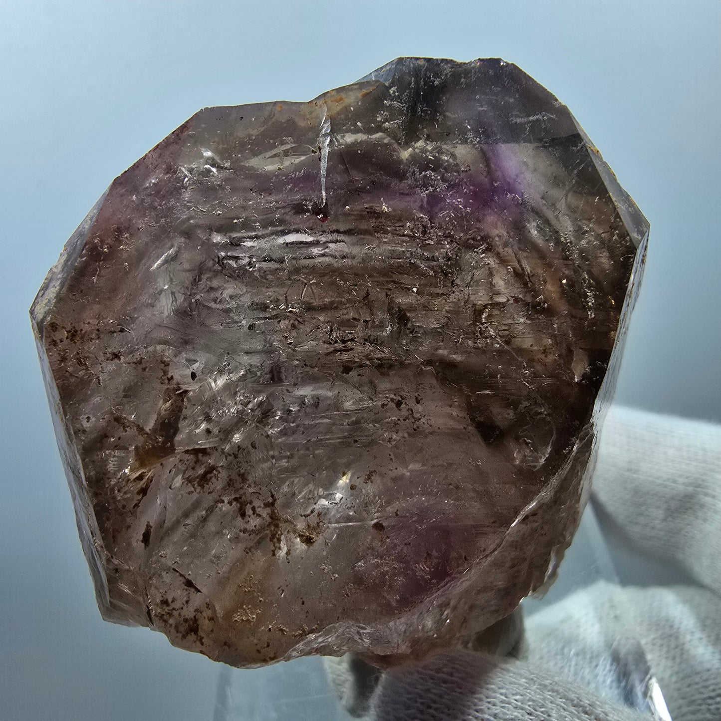 Enhydro Skeleton Phantom Amethyst Scepter, 1x Bubble Valentine Pocket Gobo. Namibia 63*50*29mm