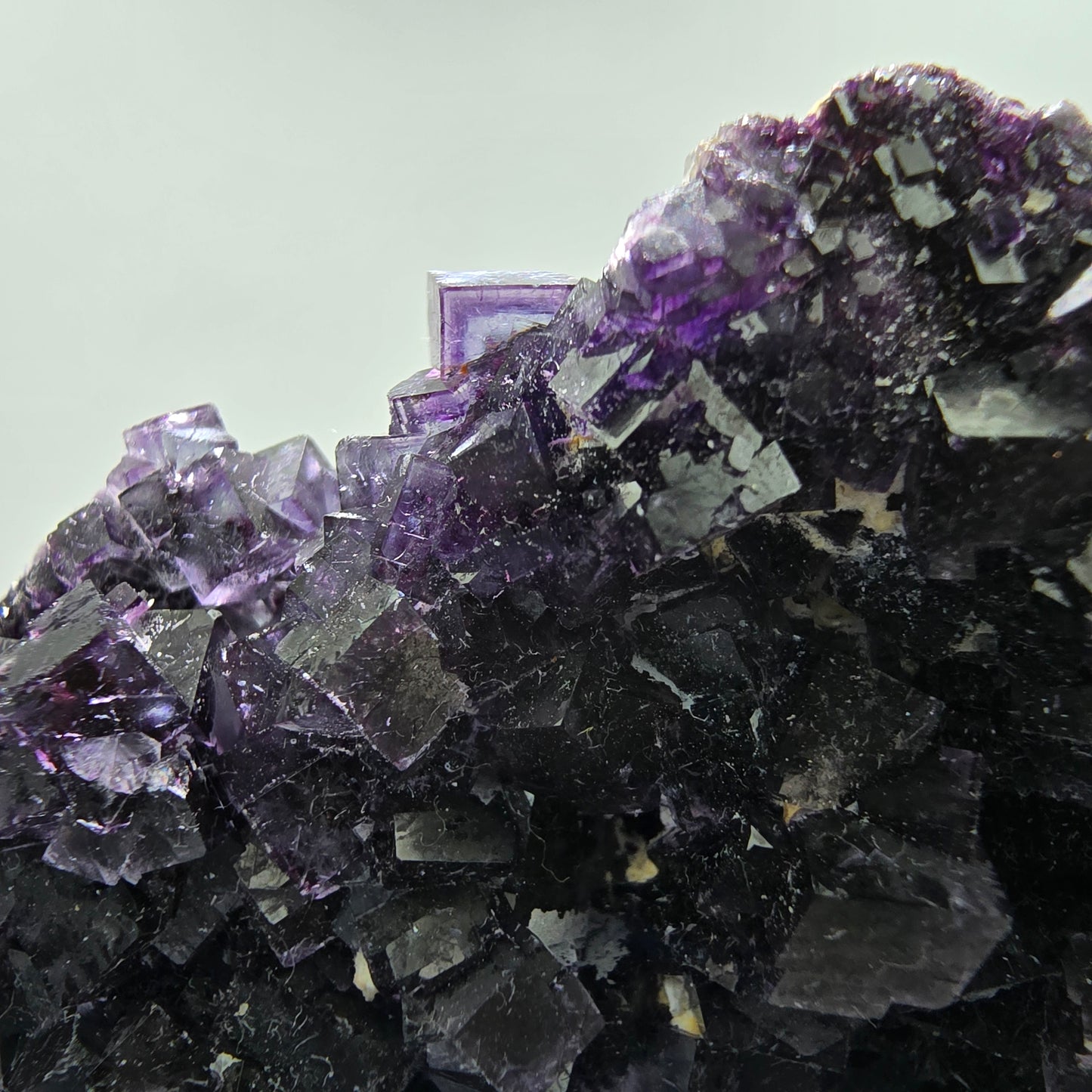 Große Phantom Fluorit Würfel Stufe, doppelseitig Okorusu, Namibia 120*90*30mm