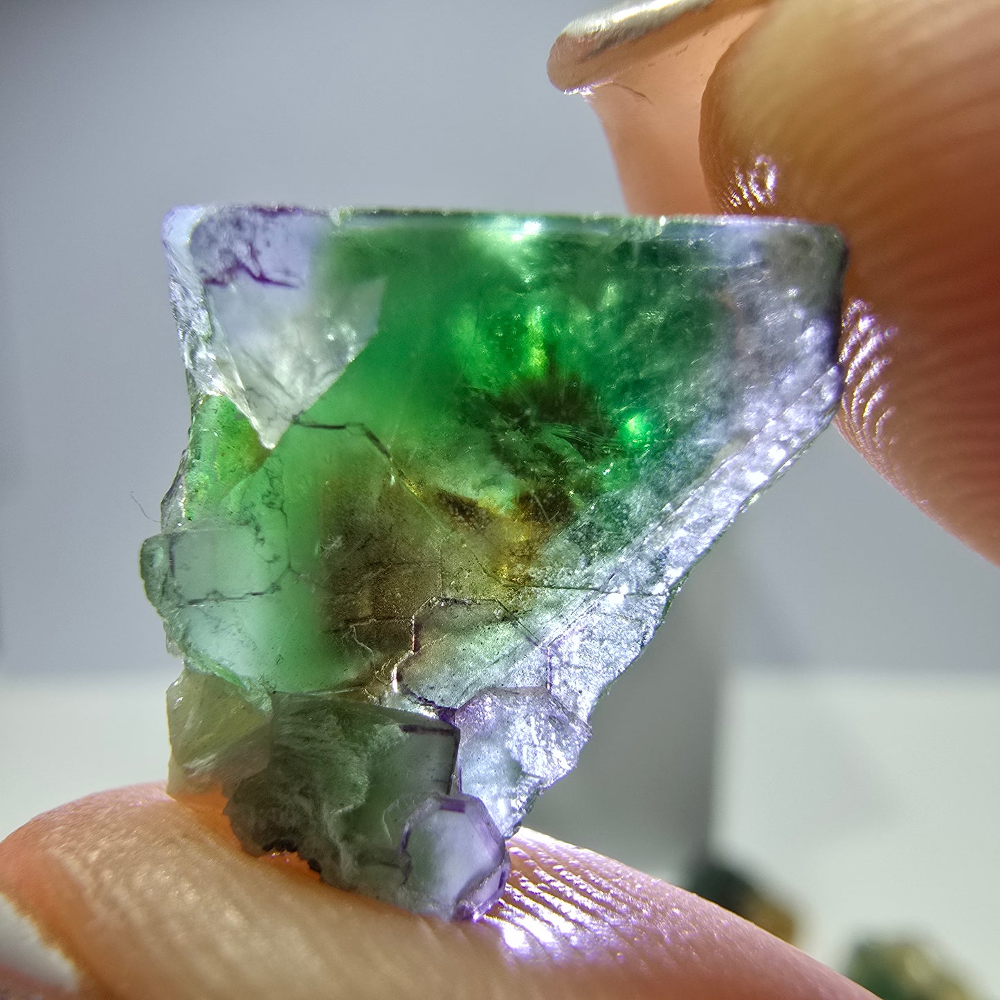 Lot de 16 fluorites fantômes, hyalites, tourmalines Schörl, muscovites, marches d'Erongo, Namibie
