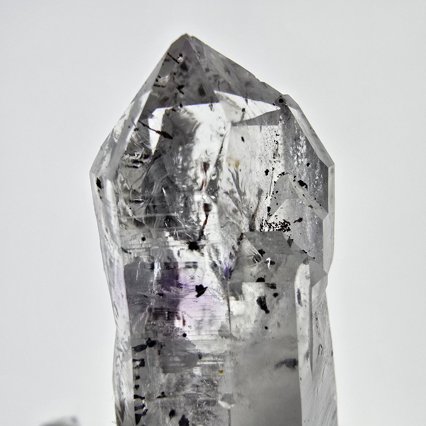Mine d'améthyste Harlequin Phantom Point Streep, Goboboseb, Namibie, 49 x 17 x 14 mm