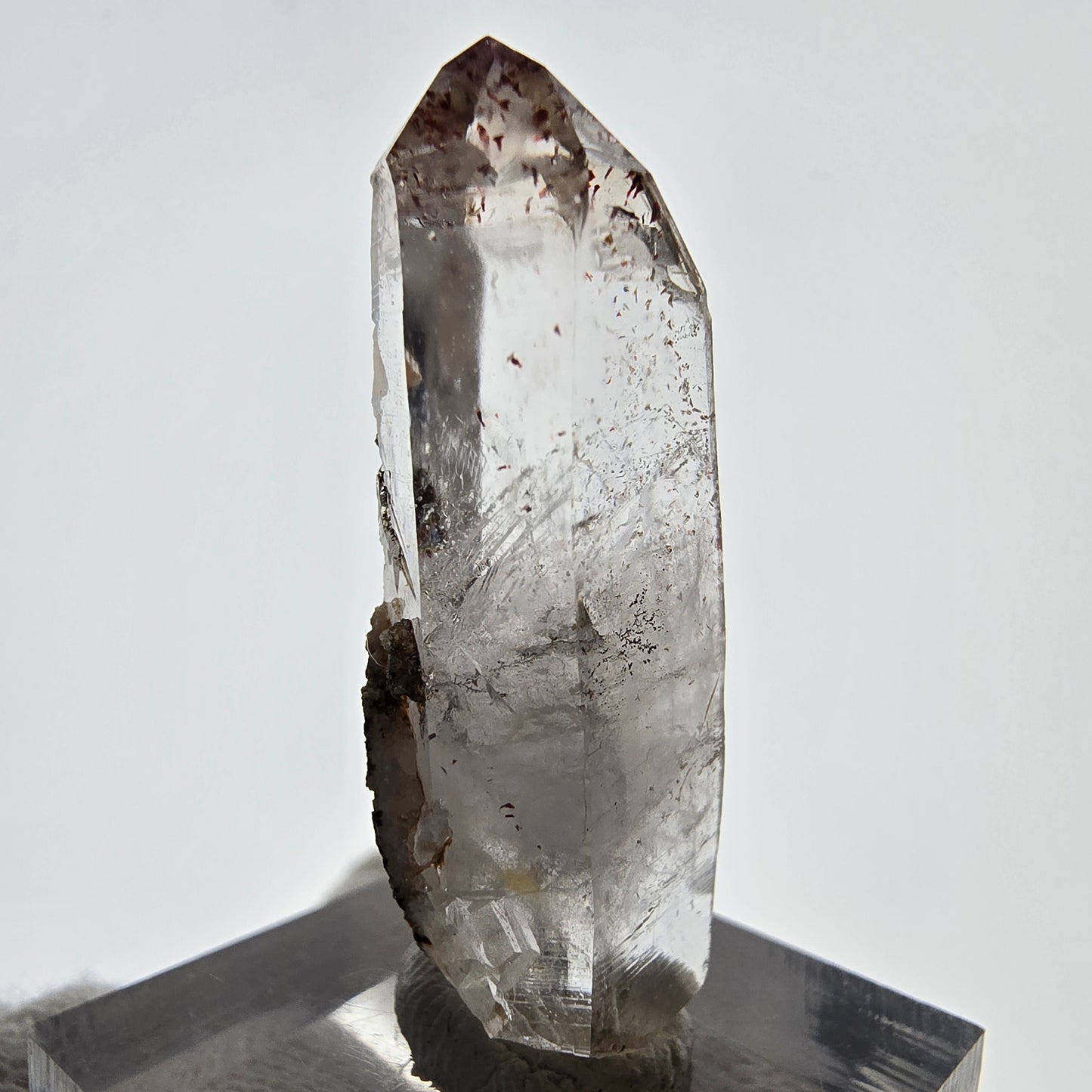 Harlequin Phantom Smoky Quartz DT Zepter Valentine Pocket Gobo. Namibia 28*15*11mm