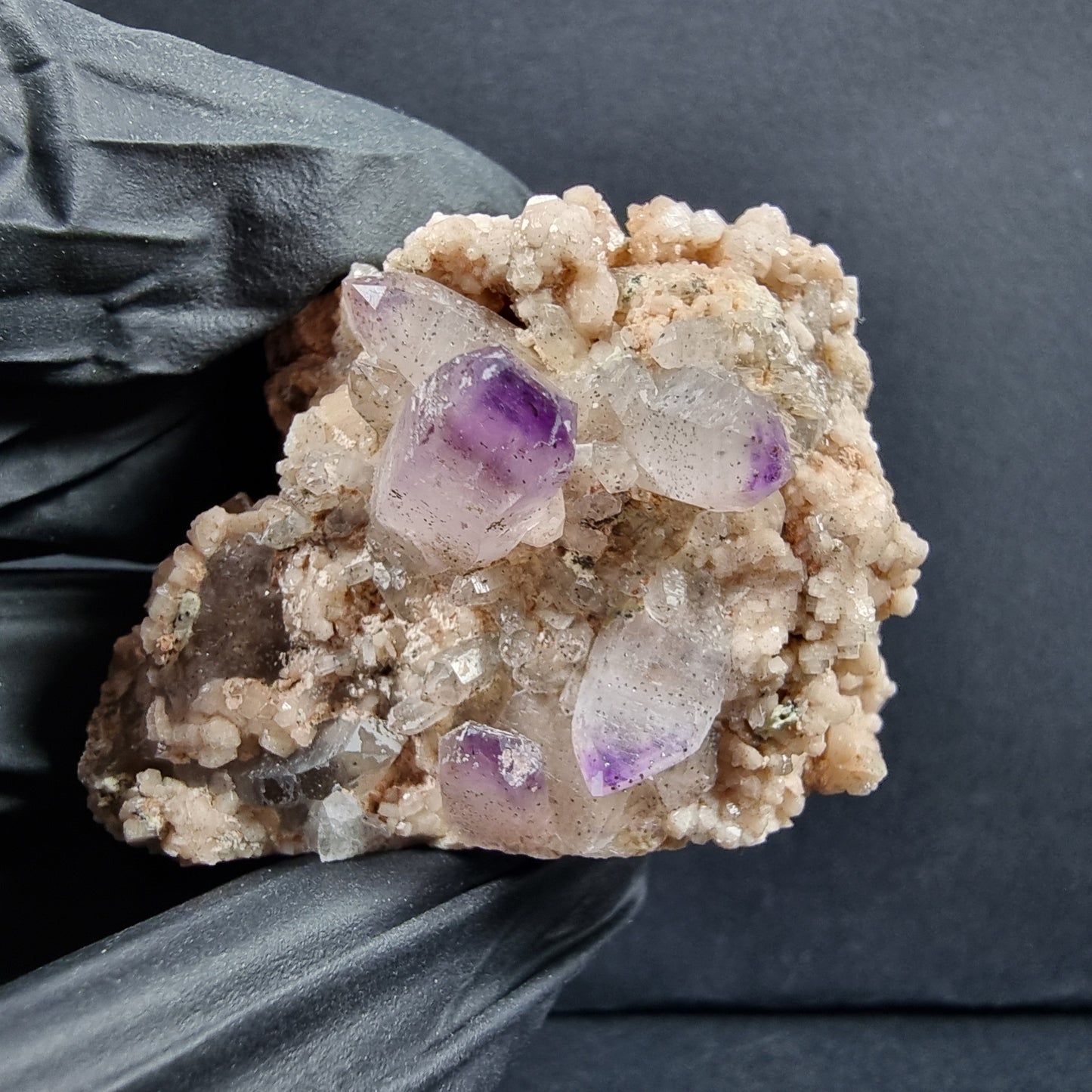 Seltene Brandberg Amethyst Stufe 48*34*36mm Brandberg, Namibia Sammlung