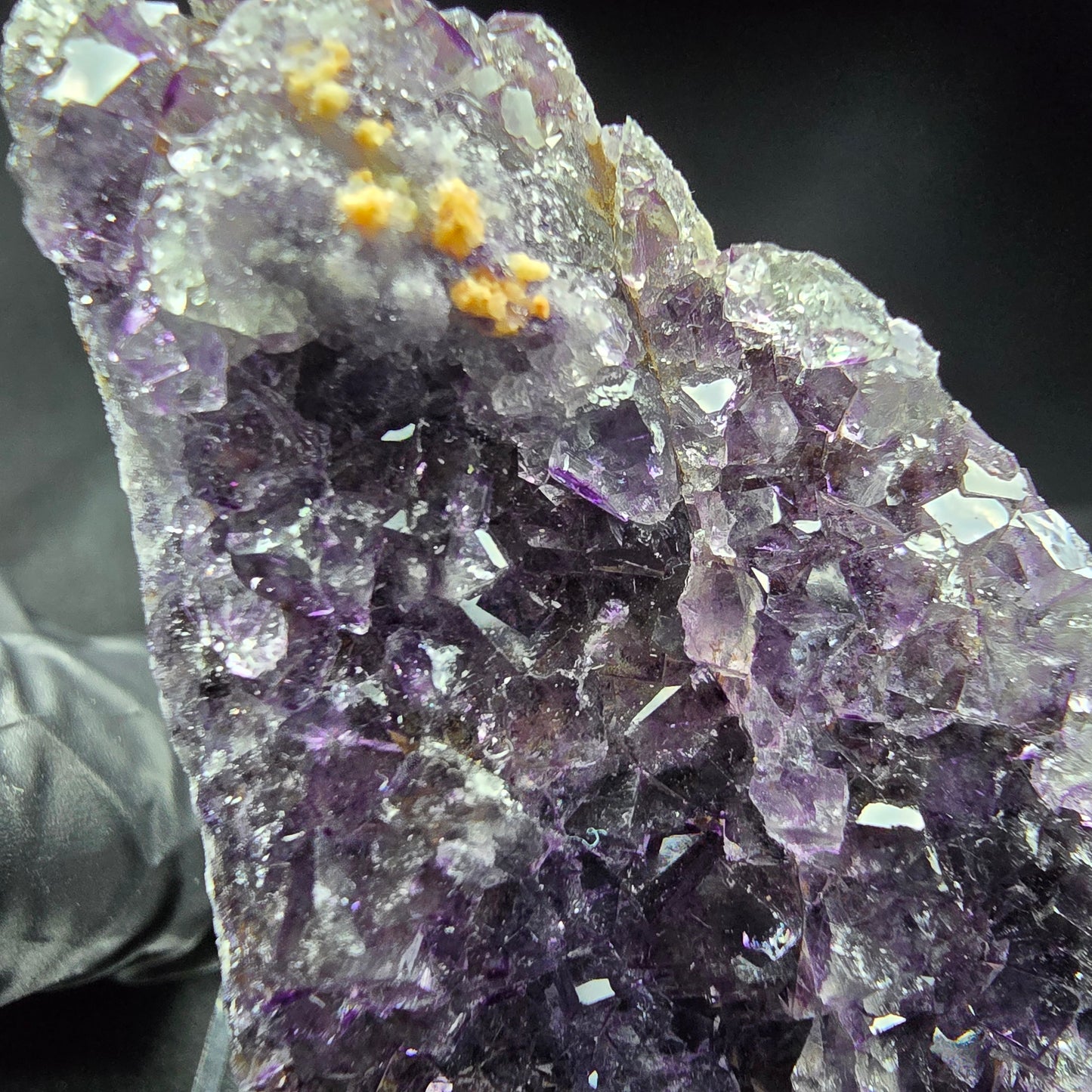 Sehr klare Fluorit Würfel Stufe lila 50*39*11mm Okorusu Mine, Namibia Sammlung