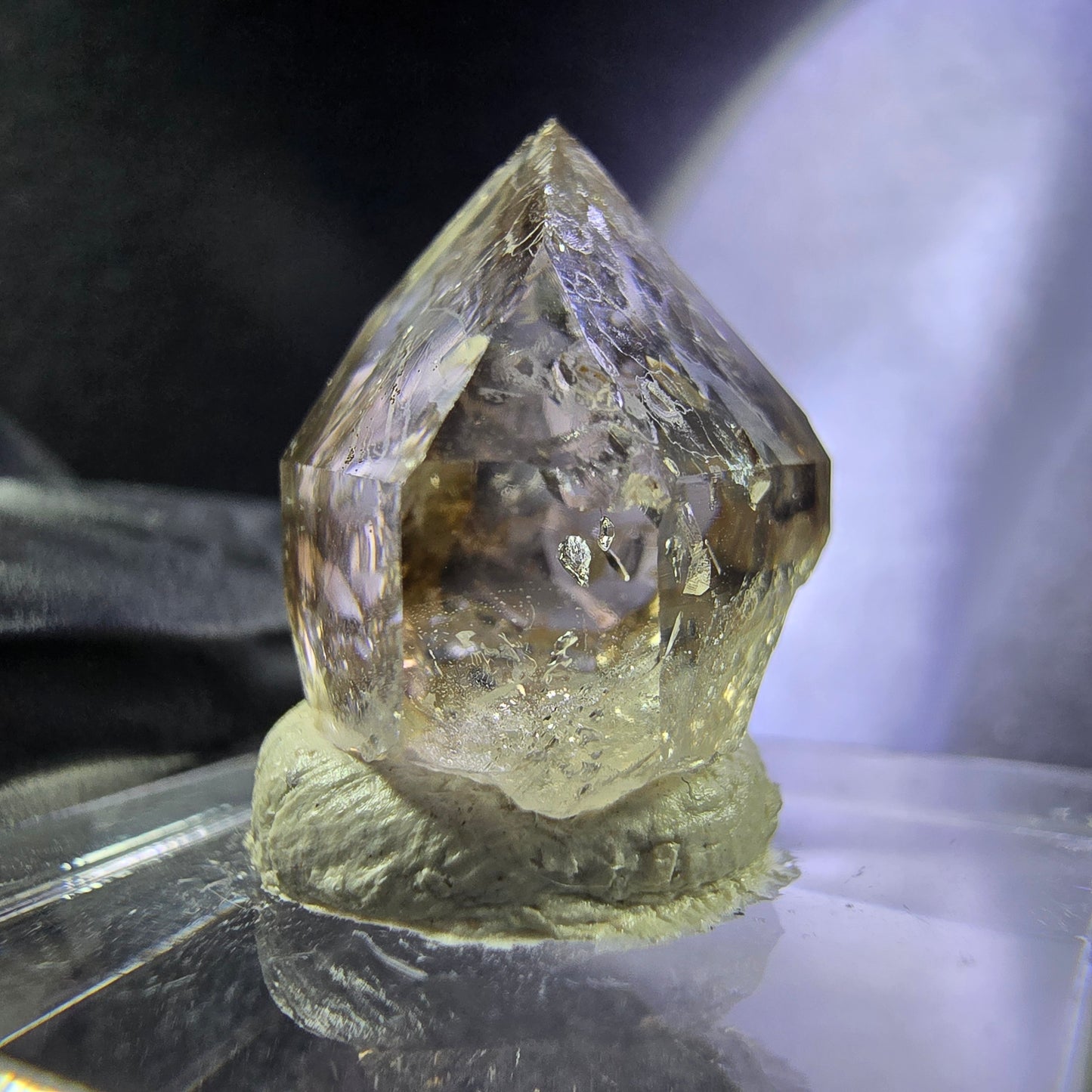 Clear Phantom Smoky Quartz Double Terminated Scepter 18*17*15mm from Goboboseb Namibia