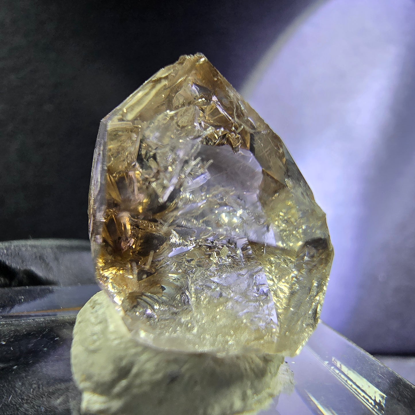 Clear Phantom Smoky Quartz Double Terminated Scepter 18*17*15mm from Goboboseb Namibia