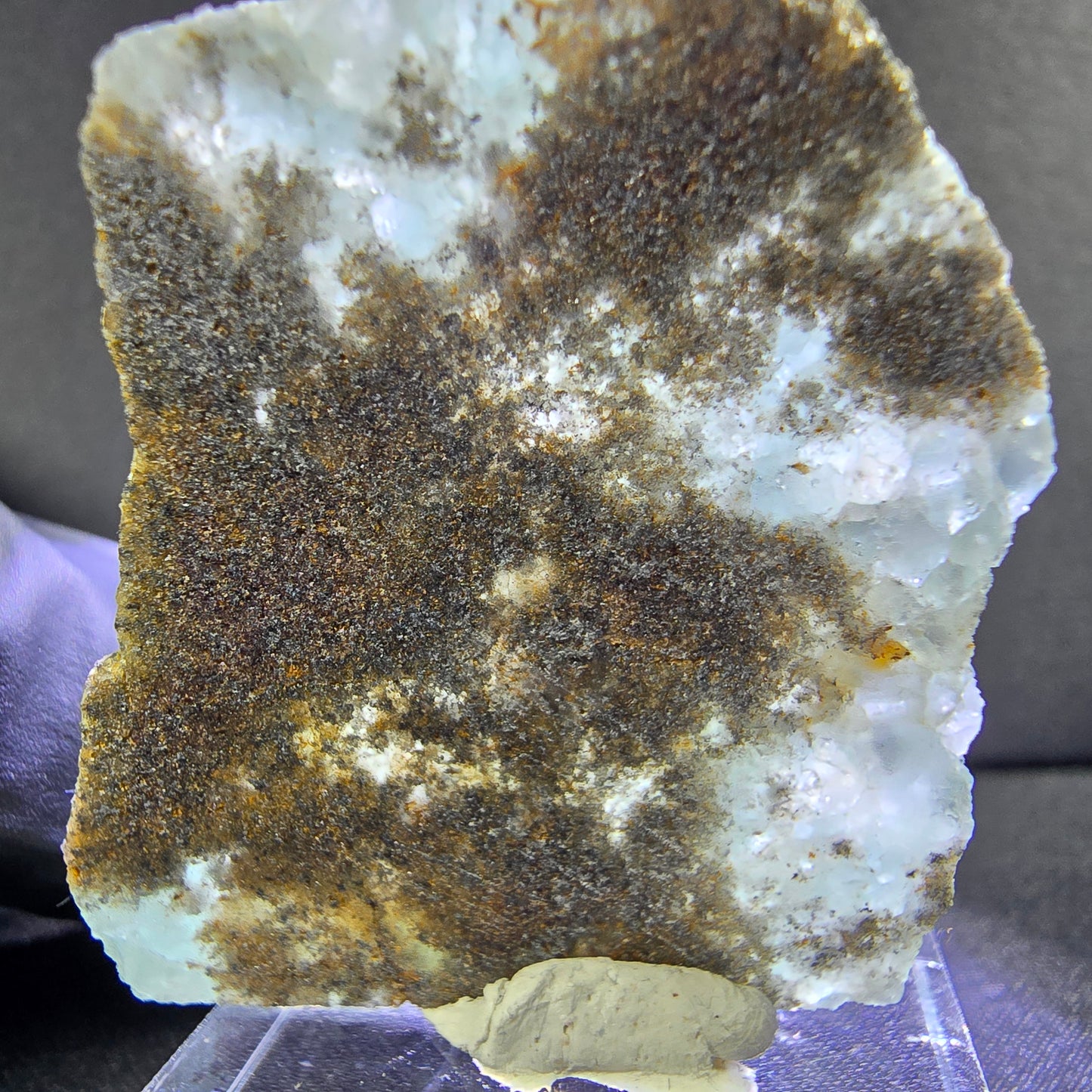 Schöne Phantom Fluorit Würfel Stufe grün 38*34*9mm Okorusu, Namibia Sammlung