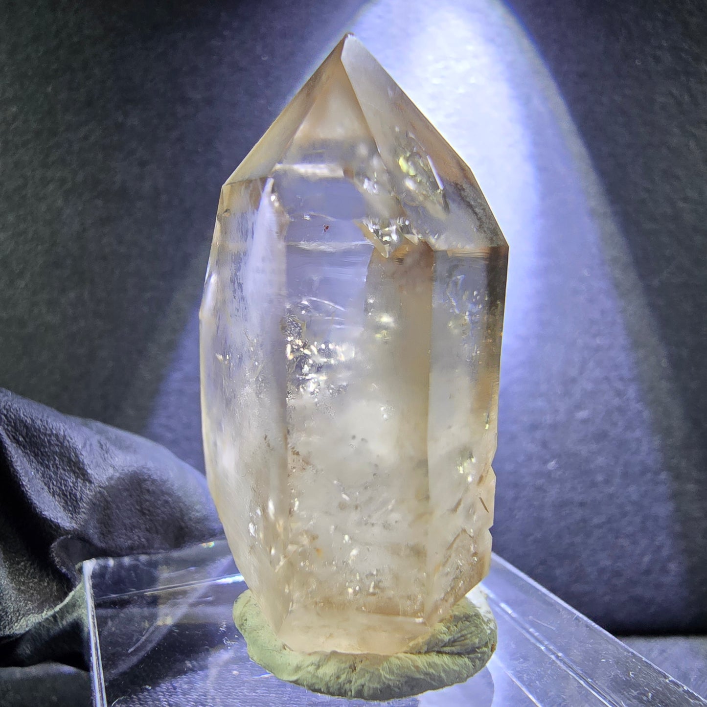 Sehr klare Phantom Rauchquarz Spitze Quarz 32*23*11mm Goboboseb Namibia Sammlung