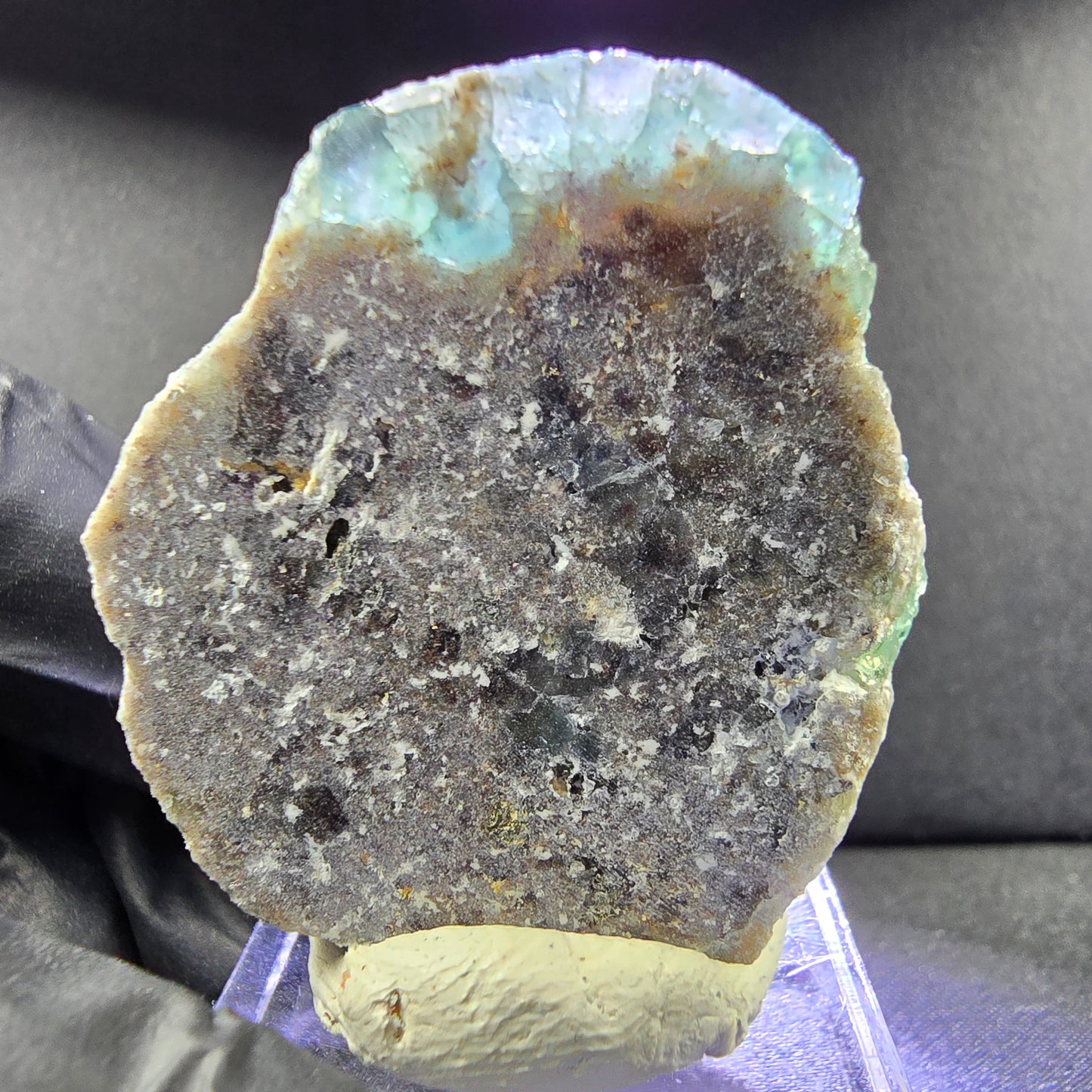 Schöne Phantom Fluorit Würfel Stufe grün 38*34*17mm Okorusu, Namibia Sammlung