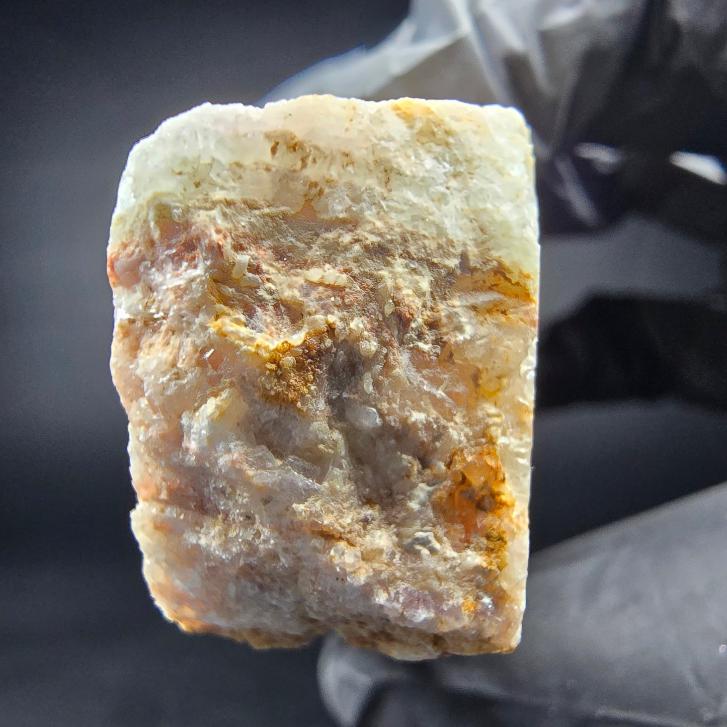 Schöner Fluorit Anschnitt grün rot 114*39*15mm Unbekannt Mineraliensammlung