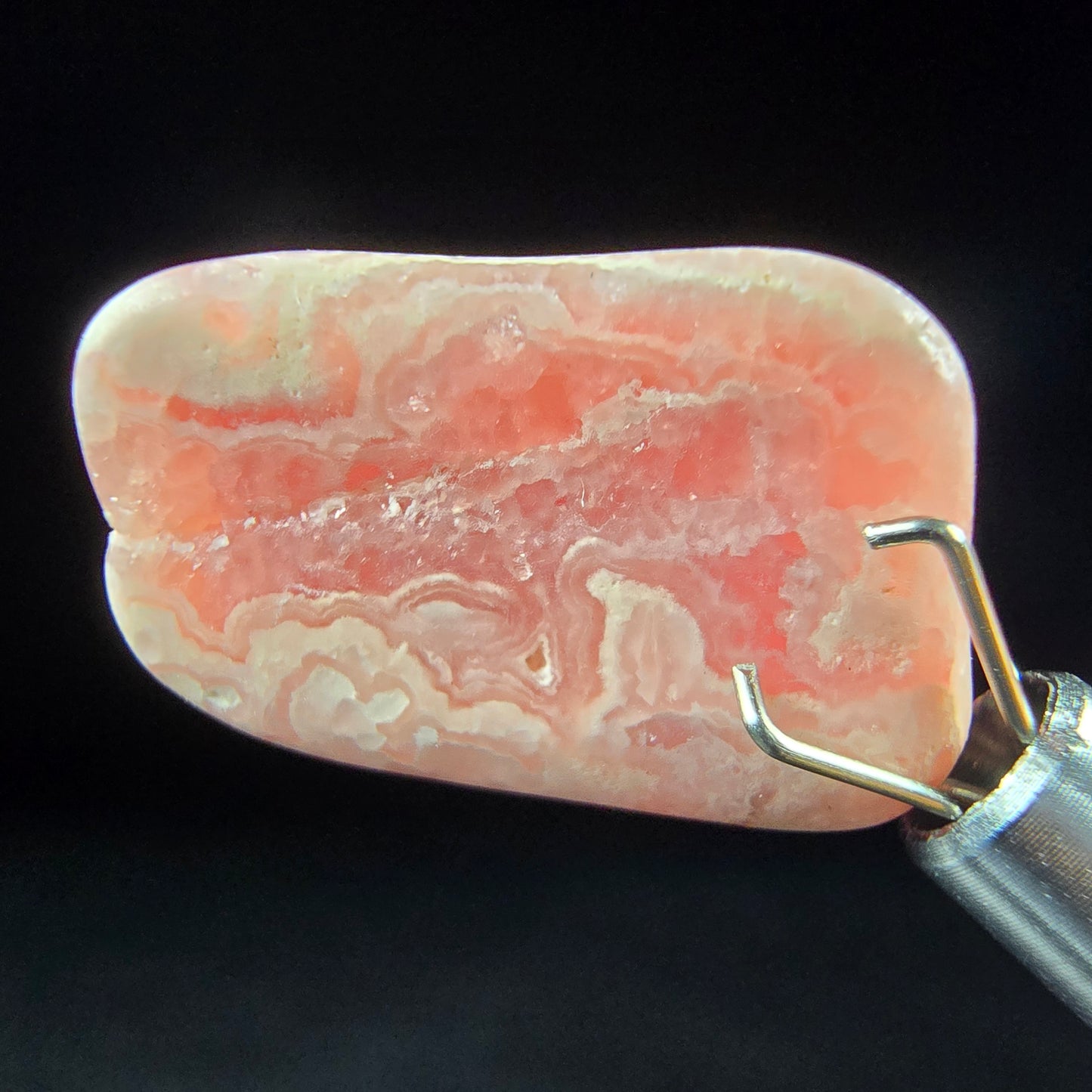 Seltener Rhodochrosit poliert, TOP Qualität 18*11*7mm Argentinien Sammlung