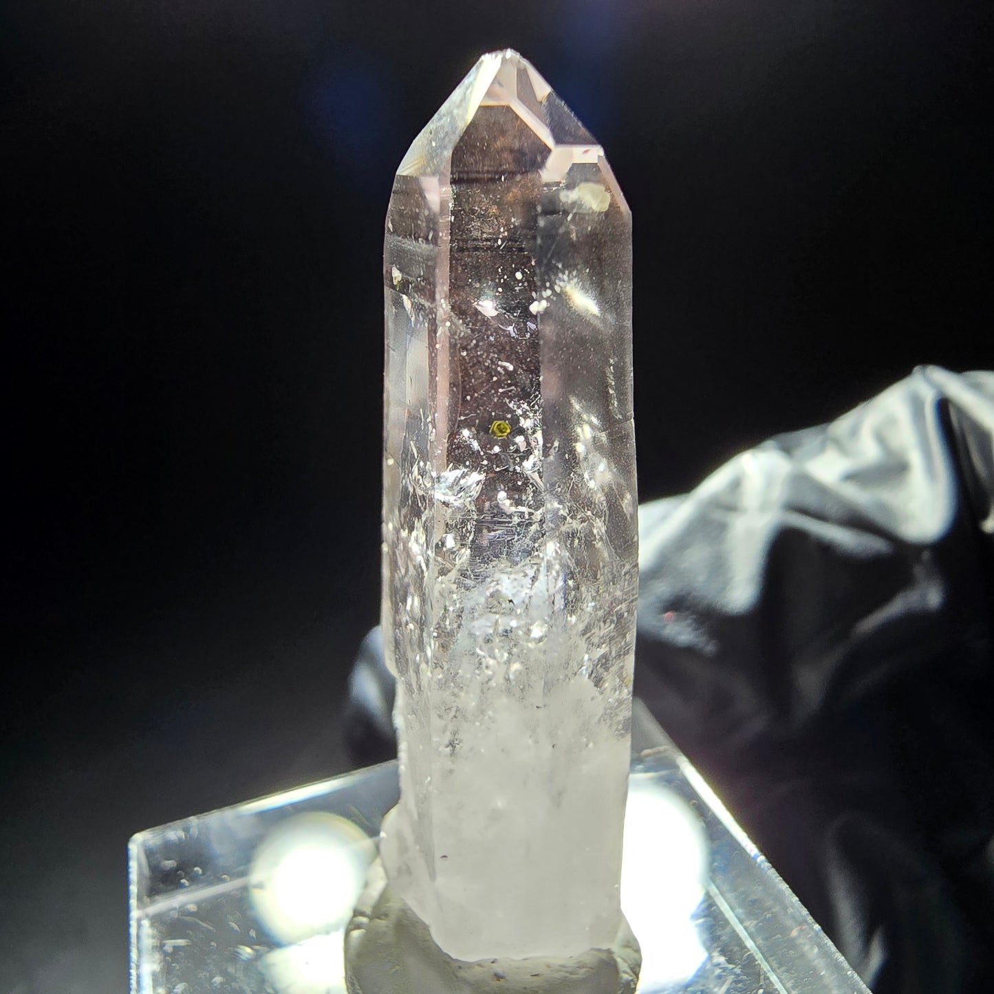 Klare Amethyst Quarz Spitze Goboboseb, Namibia 37*11*10mm Sammlung