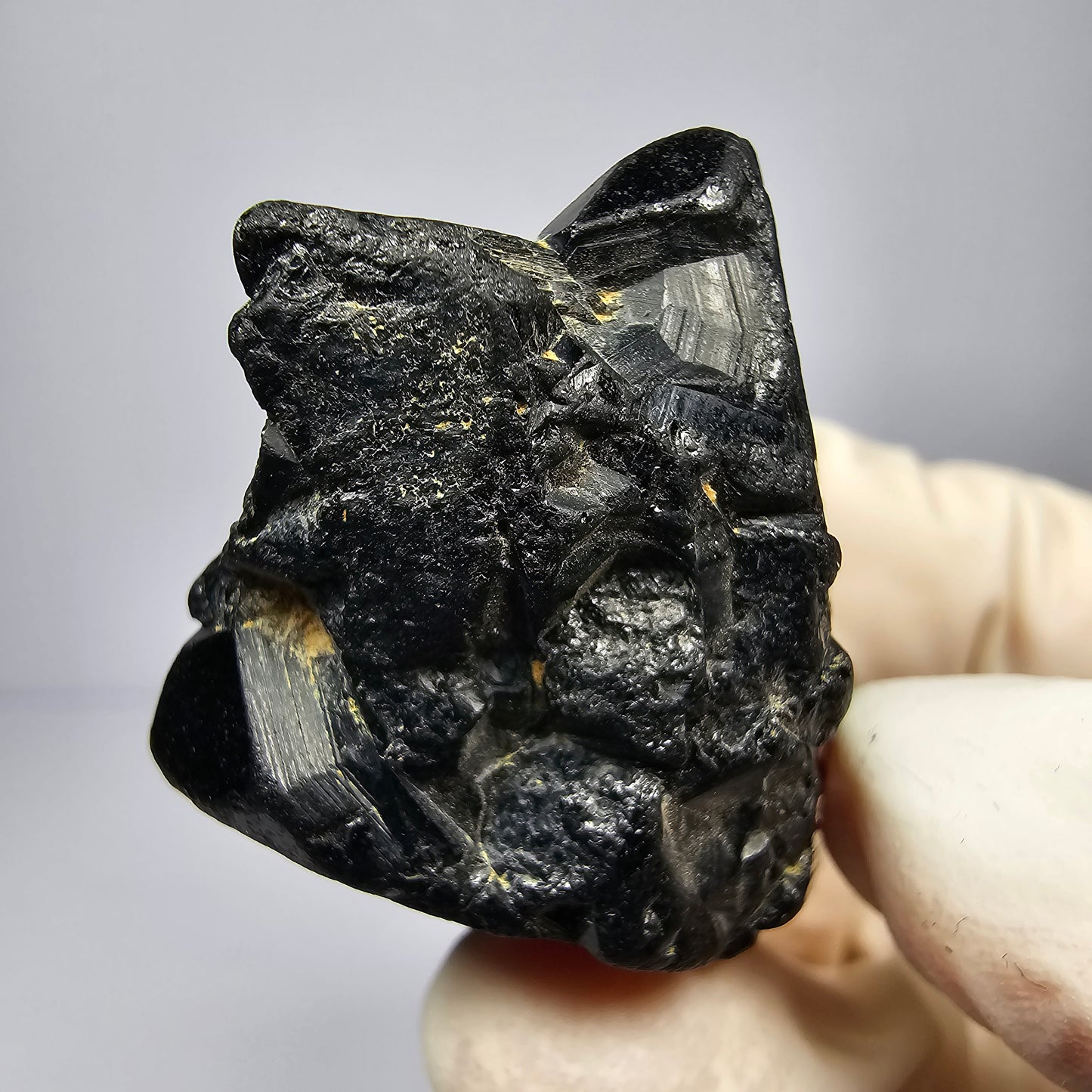 Symmetrischer Schörl Turmalin Stern Erongo Namibia 35*30*23mm Mineraliensammlung