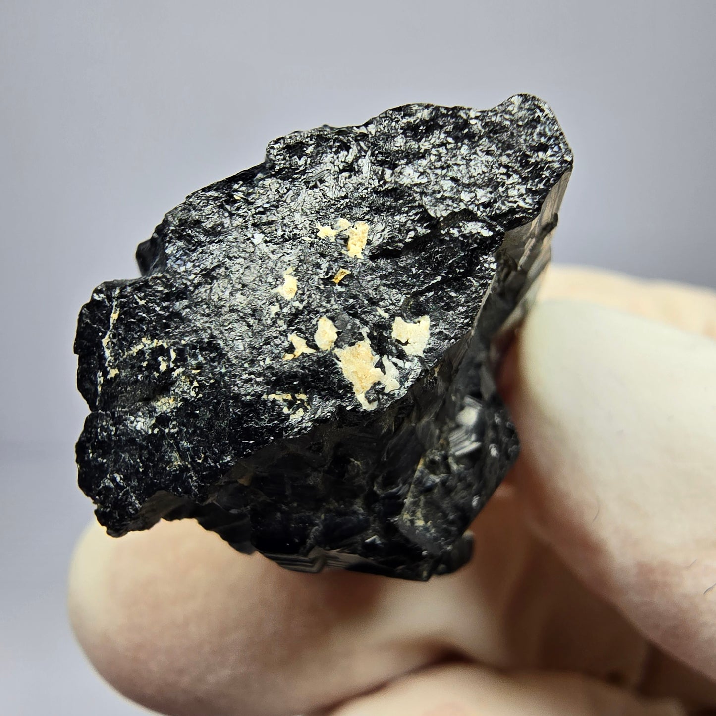 Schöner Schörl Turmalin Kristall glänzend Erongo, Namibia 26*22*19mm Sammlung