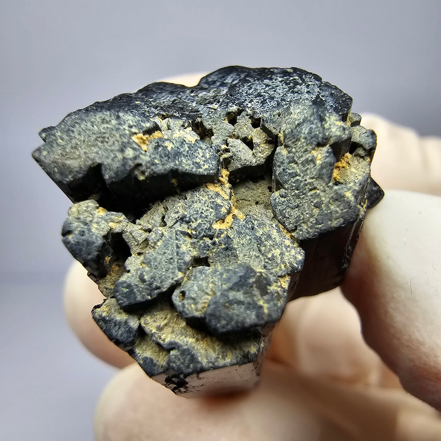 Schöner Schörl Turmalin Kristall glänzend Erongo, Namibia 26*22*19mm Sammlung