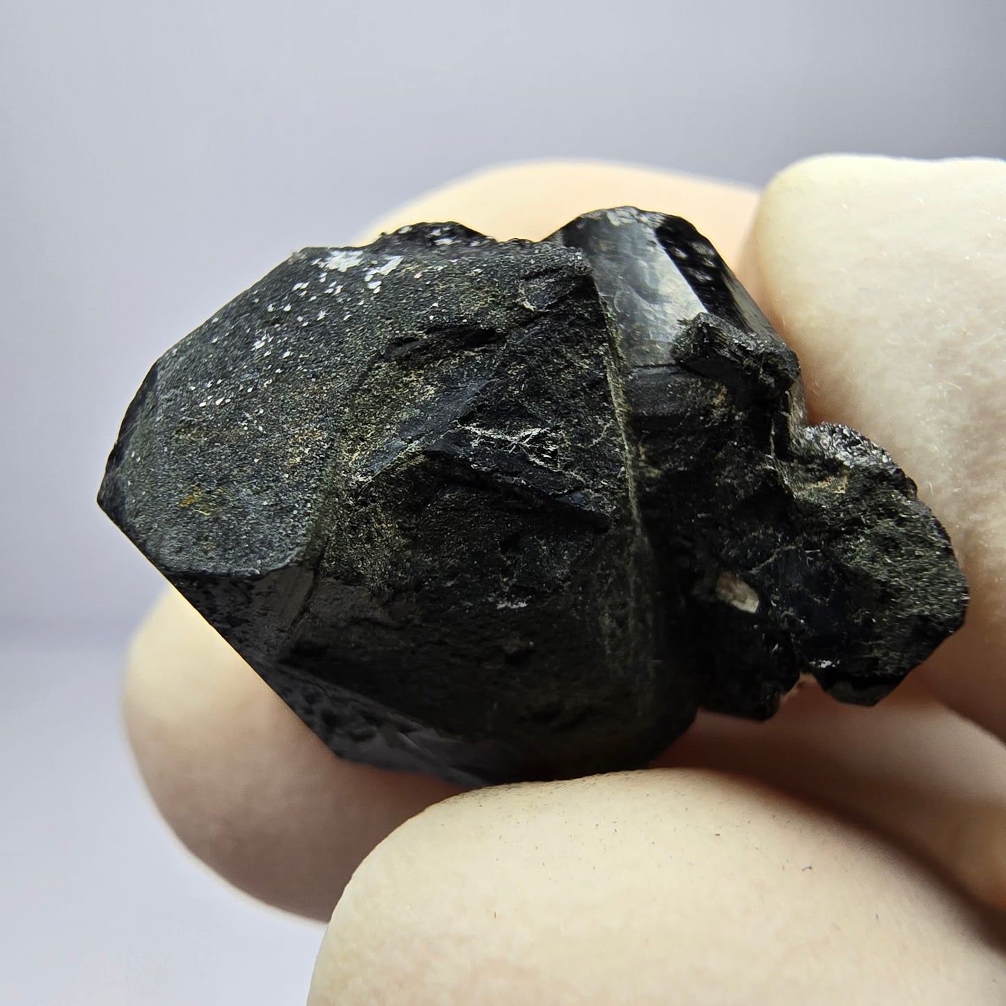 Tourmaline Schörl symétrique, stade orthose collection Erongo Namibie 20*18*14mm
