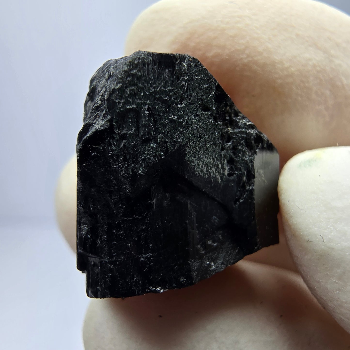 Schöne Schörl Turmalin Stufe schwarz Erongo, Namibia 15*14*12mm Sammlung