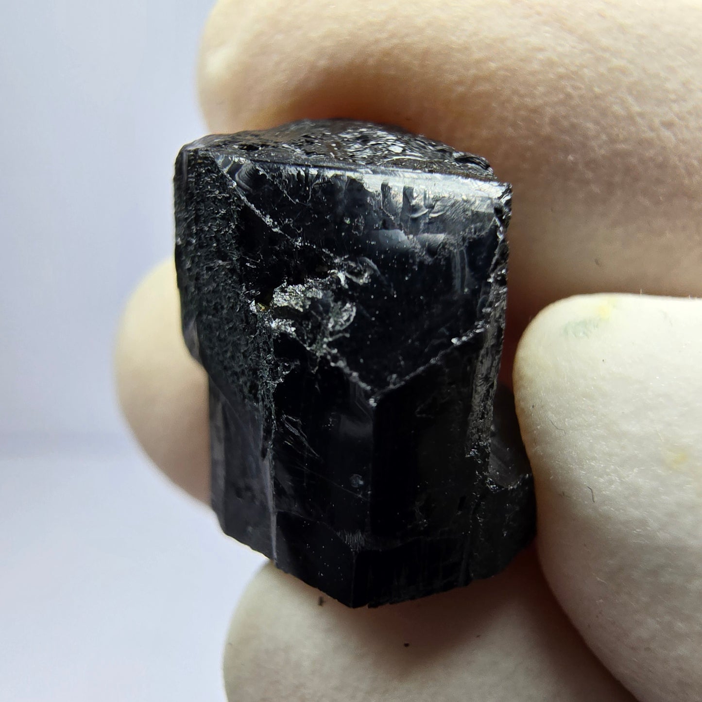 Schöne Schörl Turmalin Stufe schwarz Erongo, Namibia 15*14*12mm Sammlung