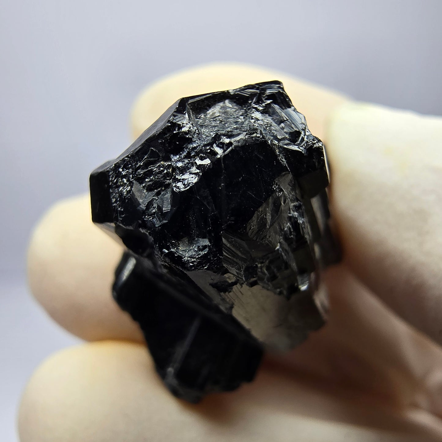 Schöne Schörl Turmalin Stufe schwarz Erongo, Namibia 24*21*14mm Sammlung
