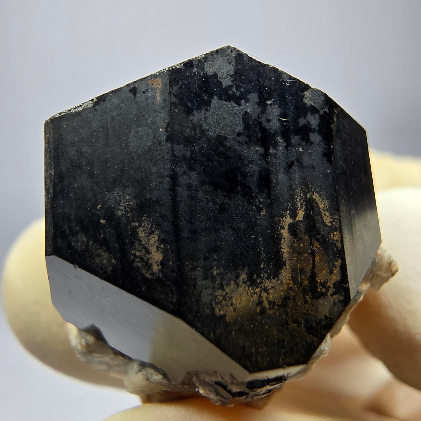 Symm. Schörl Turmalin Orthoklas Hyalit Stufe Erongo, Namibia 24*23*20mm Sammlung
