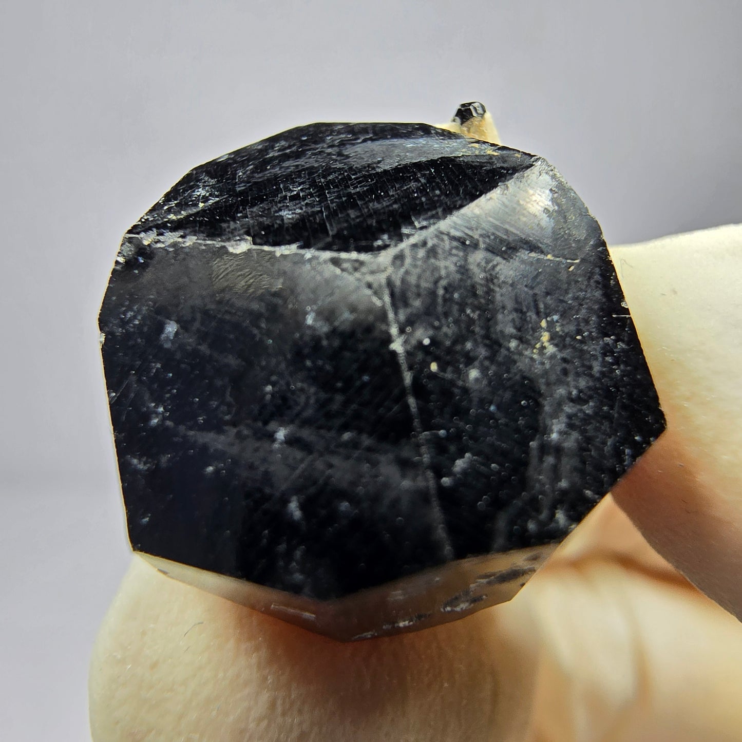 Symm. Schörl Turmalin Orthoklas Hyalit Stufe Erongo, Namibia 18*17*13mm Sammlung