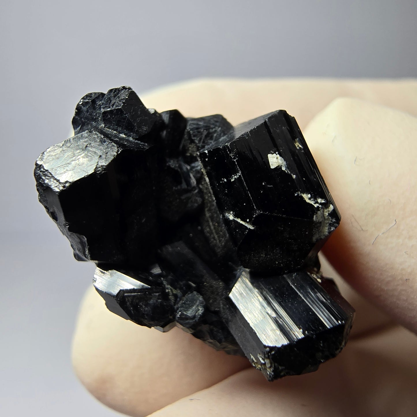 Tourmaline Schörl symétrique, stade orthose collection Erongo Namibie 23*22*20mm