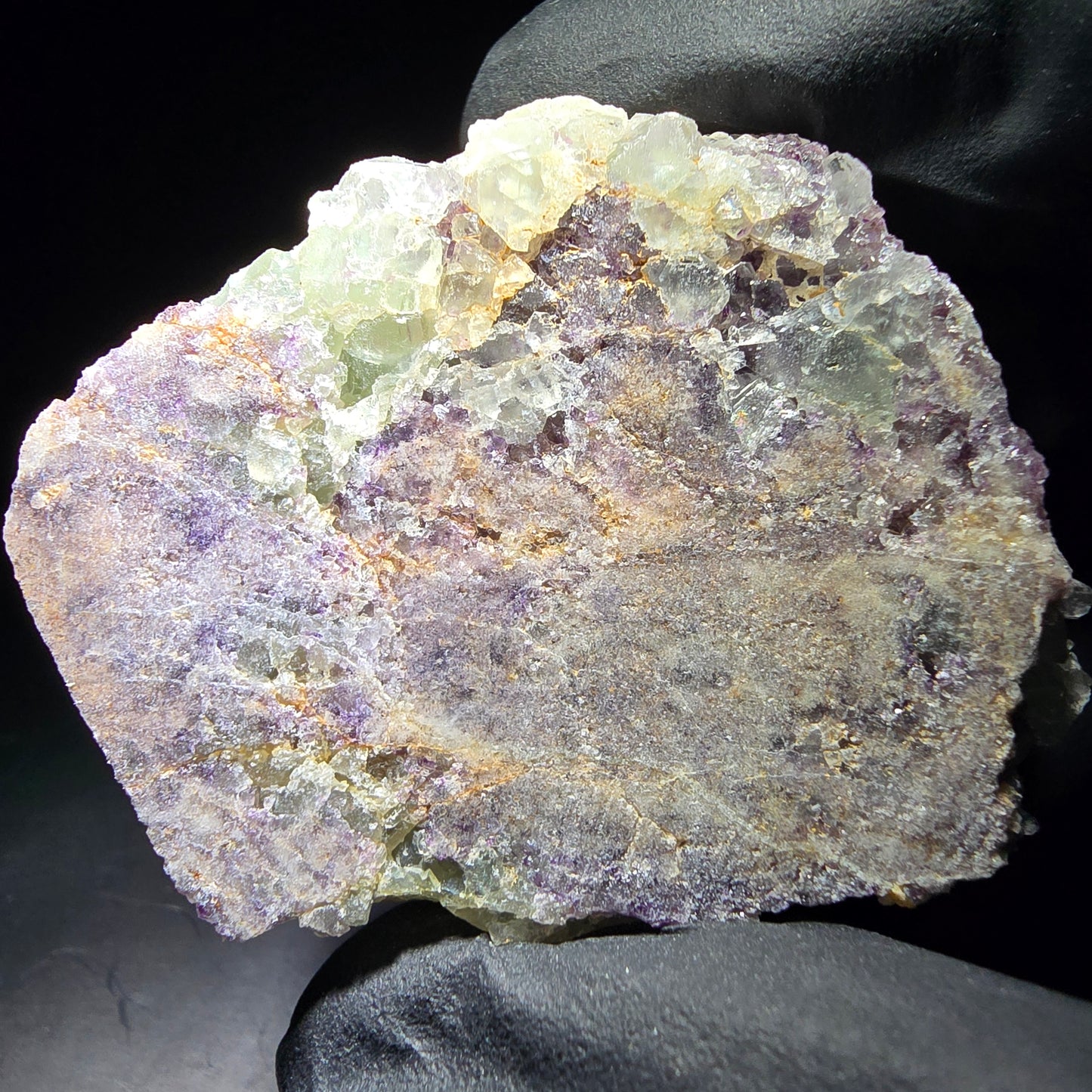Zonare Fluorite Cube Tier Violet Vert Okorusu, Namibie 44*41*19mm Collection