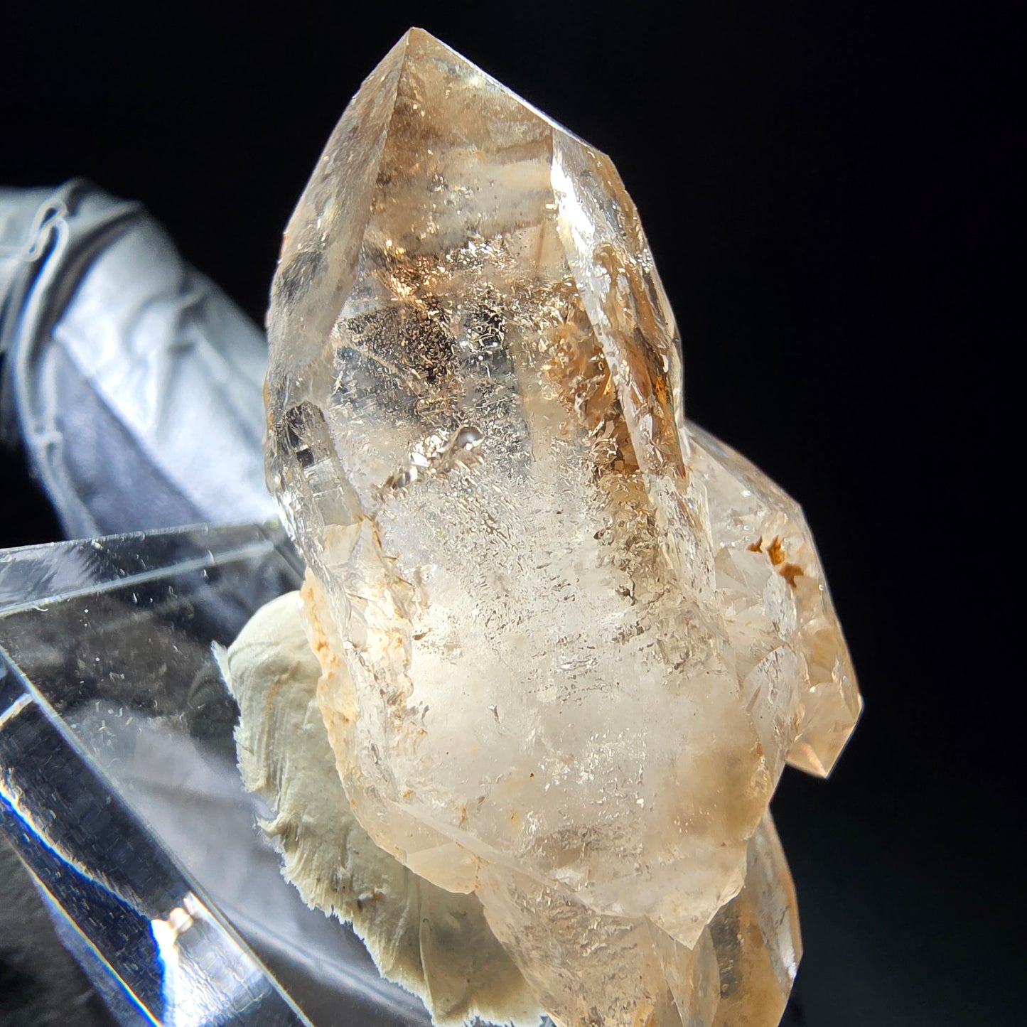 Phantom Rauchquarz Doppelender Stufe Goboboseb, Namibia 44*22*22mm Sammlung