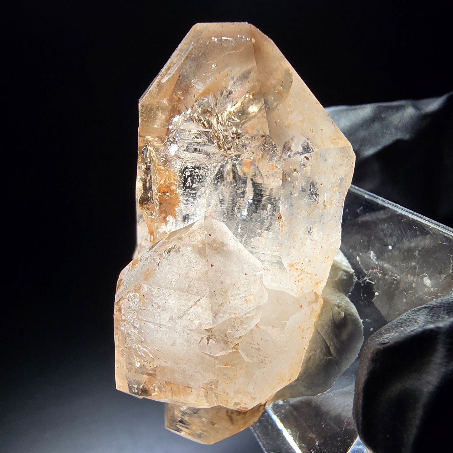 Phantom Rauchquarz Doppelender Stufe Goboboseb, Namibia 44*22*22mm Sammlung