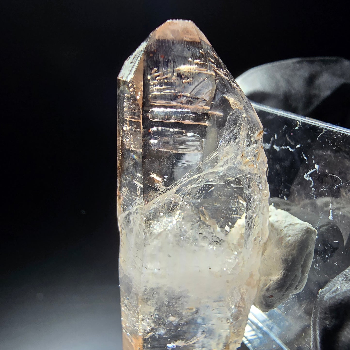 Phantom Rauchquarz Doppelender Spitze Goboboseb, Namibia 47*16*8mm Sammlung