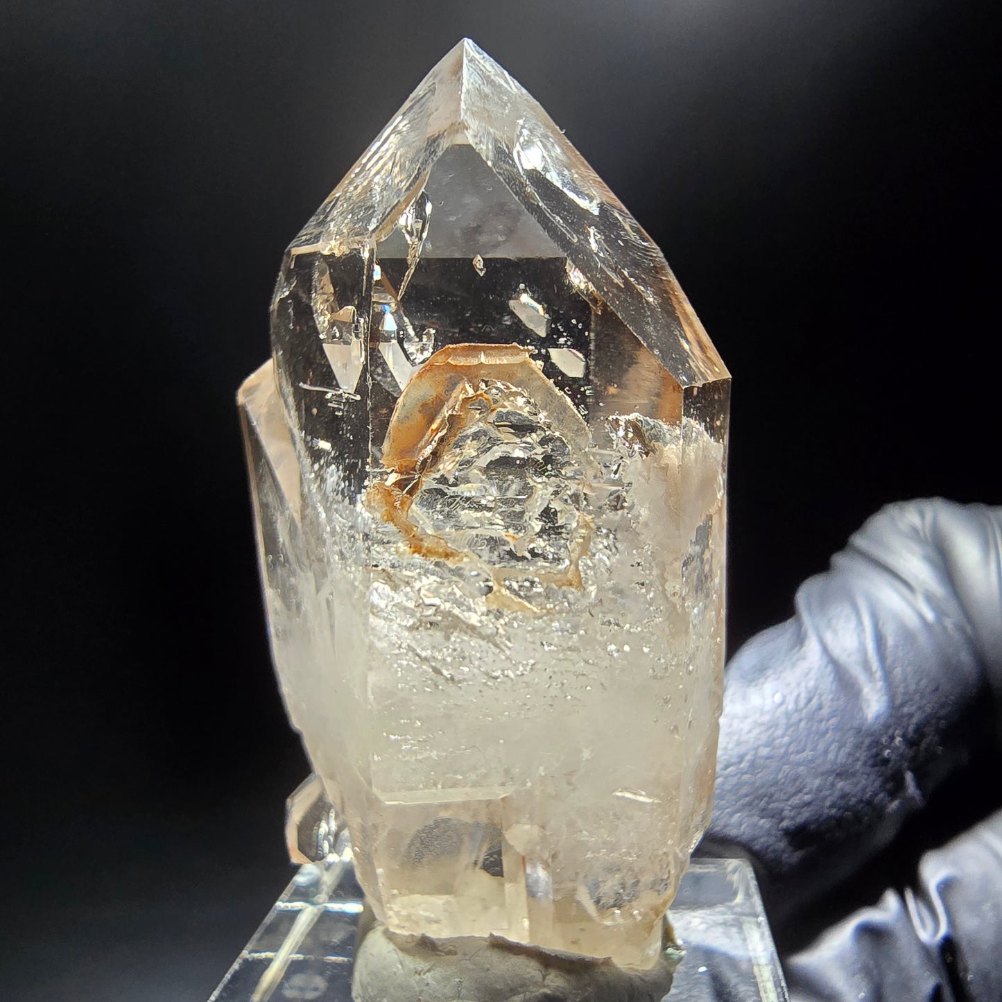Phantom Rauchquarz Doppelender Stufe Goboboseb, Namibia 47*25*20mm Sammlung