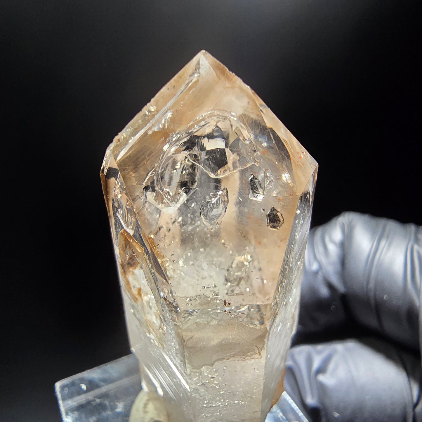 Phantom Rauchquarz Doppelender Stufe Goboboseb, Namibia 47*25*20mm Sammlung