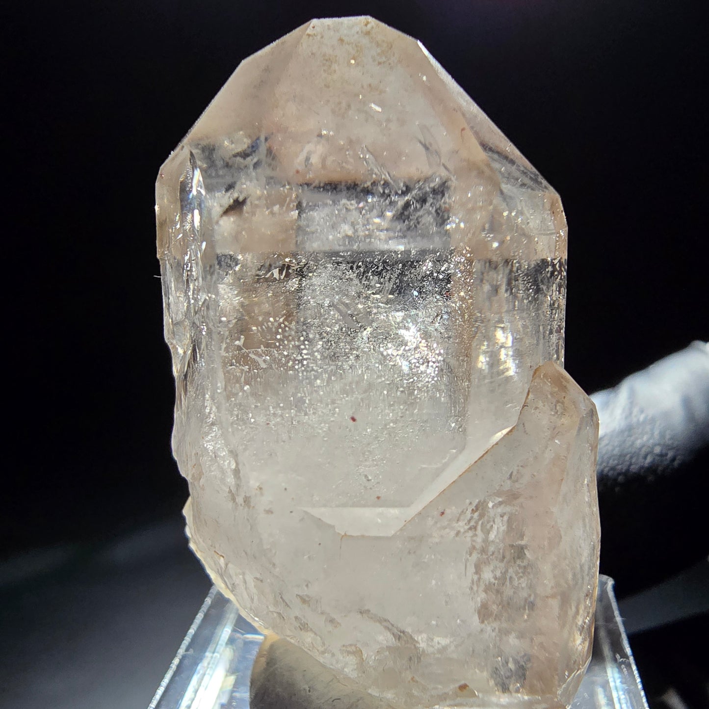 Phantom Rauchquarz Doppelender Stufe Goboboseb, Namibia 39*24*19mm Sammlung