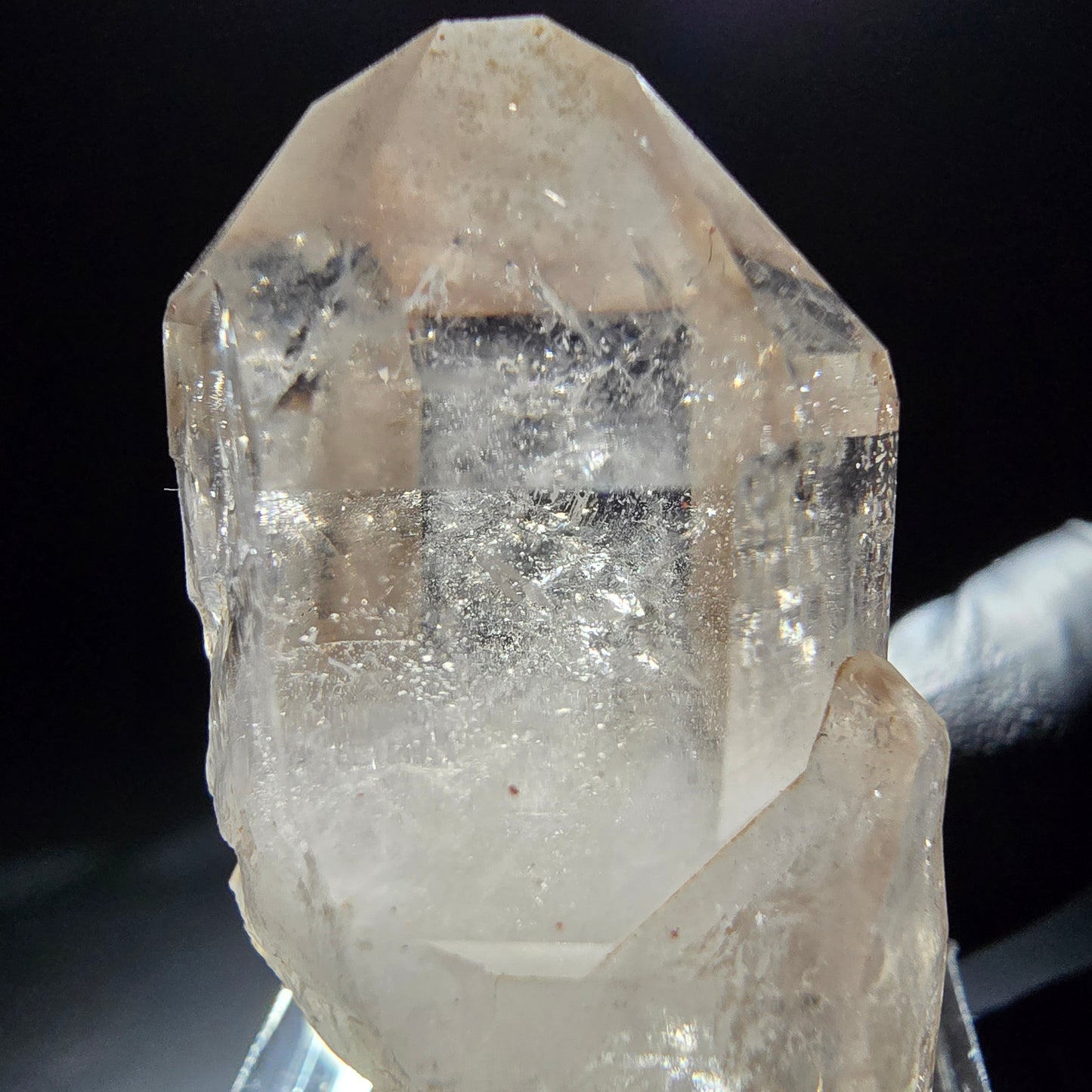 Phantom Rauchquarz Doppelender Stufe Goboboseb, Namibia 39*24*19mm Sammlung