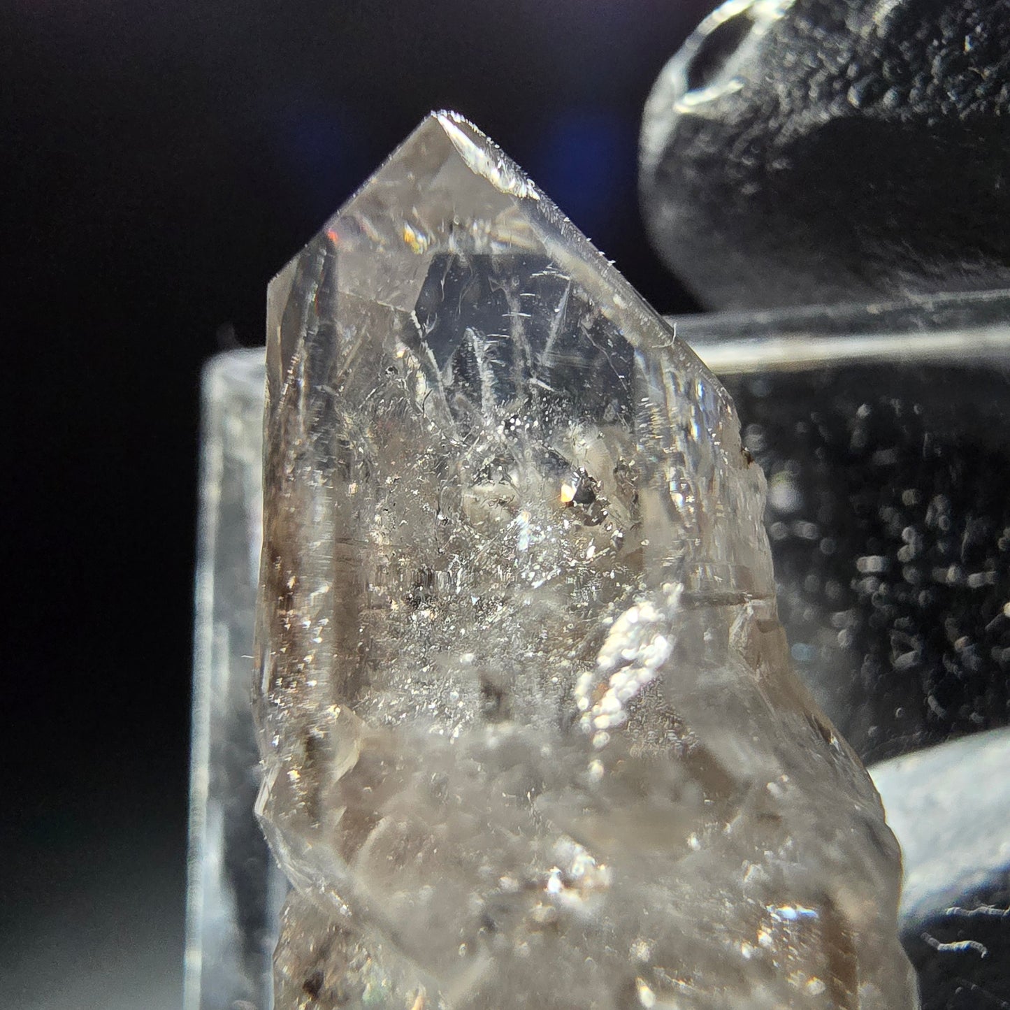 Phantom Rauchquarz Doppelender Stufe Goboboseb, Namibia 36*17*12mm Sammlung