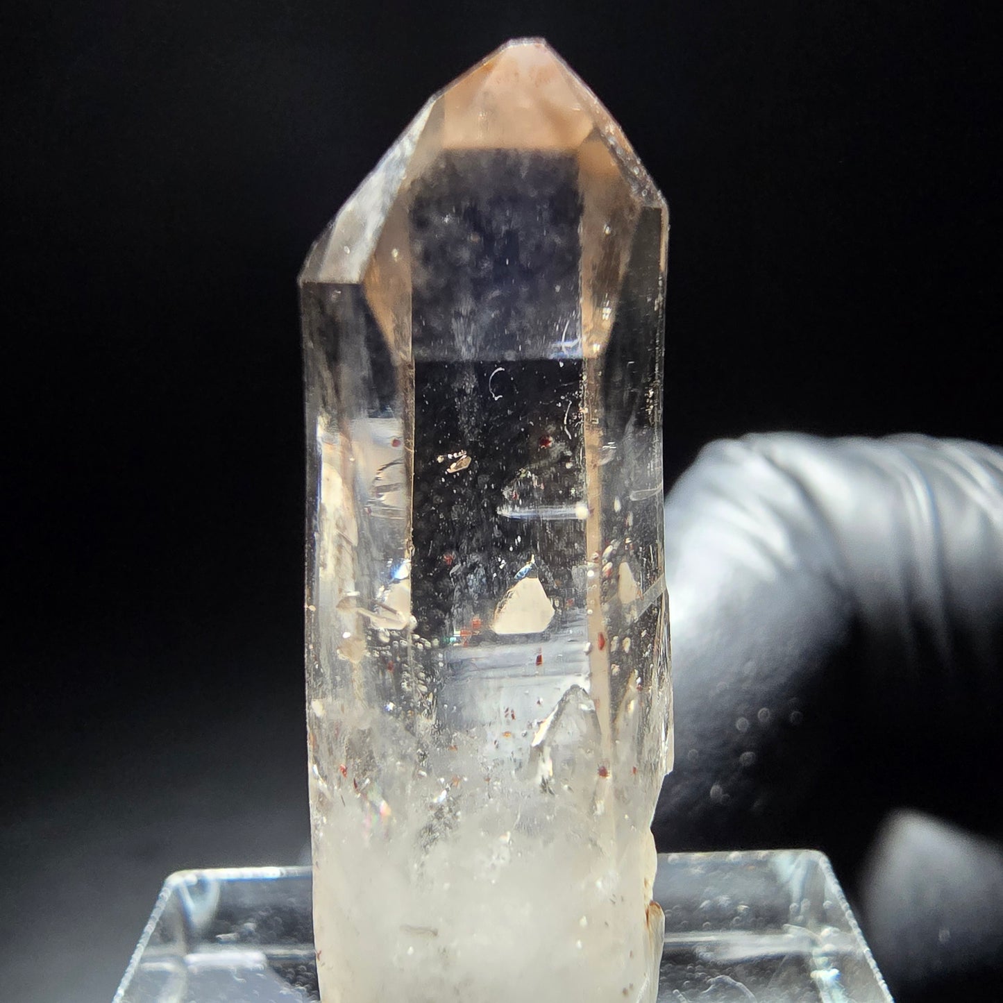 Klarer Phantom Rauchquarz mit Eisen-Einschlüssen Goboboseb, Namibia 33*11*10mm