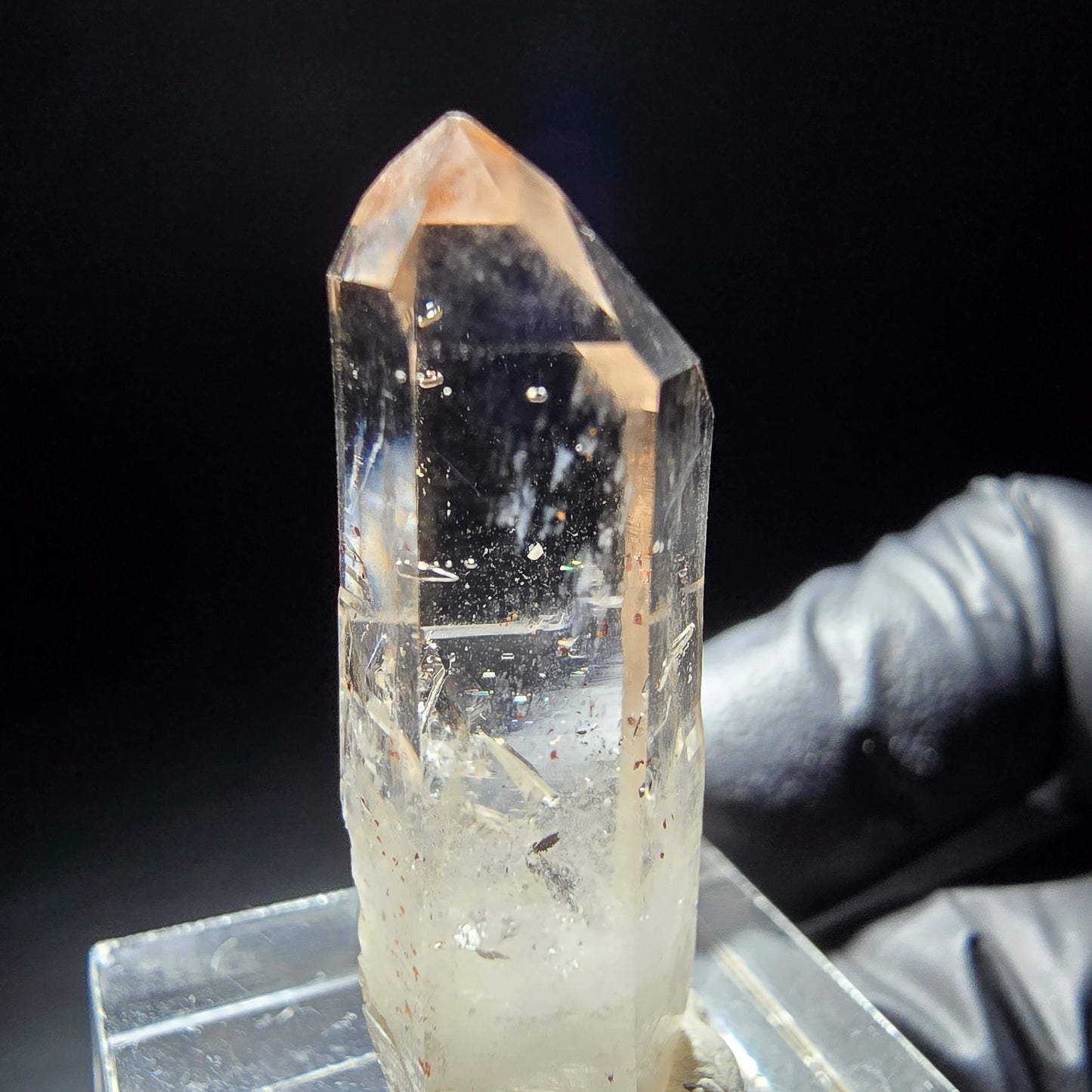 Klarer Phantom Rauchquarz mit Eisen-Einschlüssen Goboboseb, Namibia 33*11*10mm