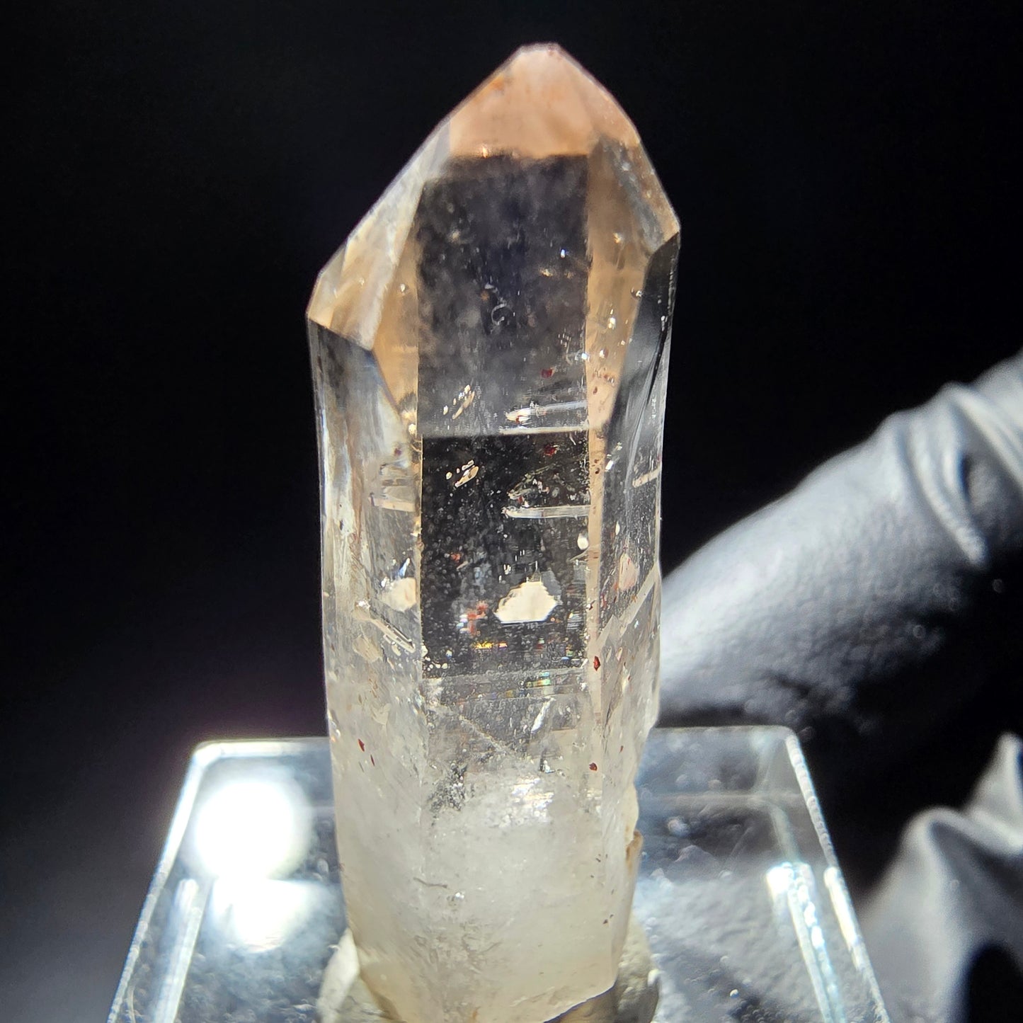 Klarer Phantom Rauchquarz mit Eisen-Einschlüssen Goboboseb, Namibia 33*11*10mm