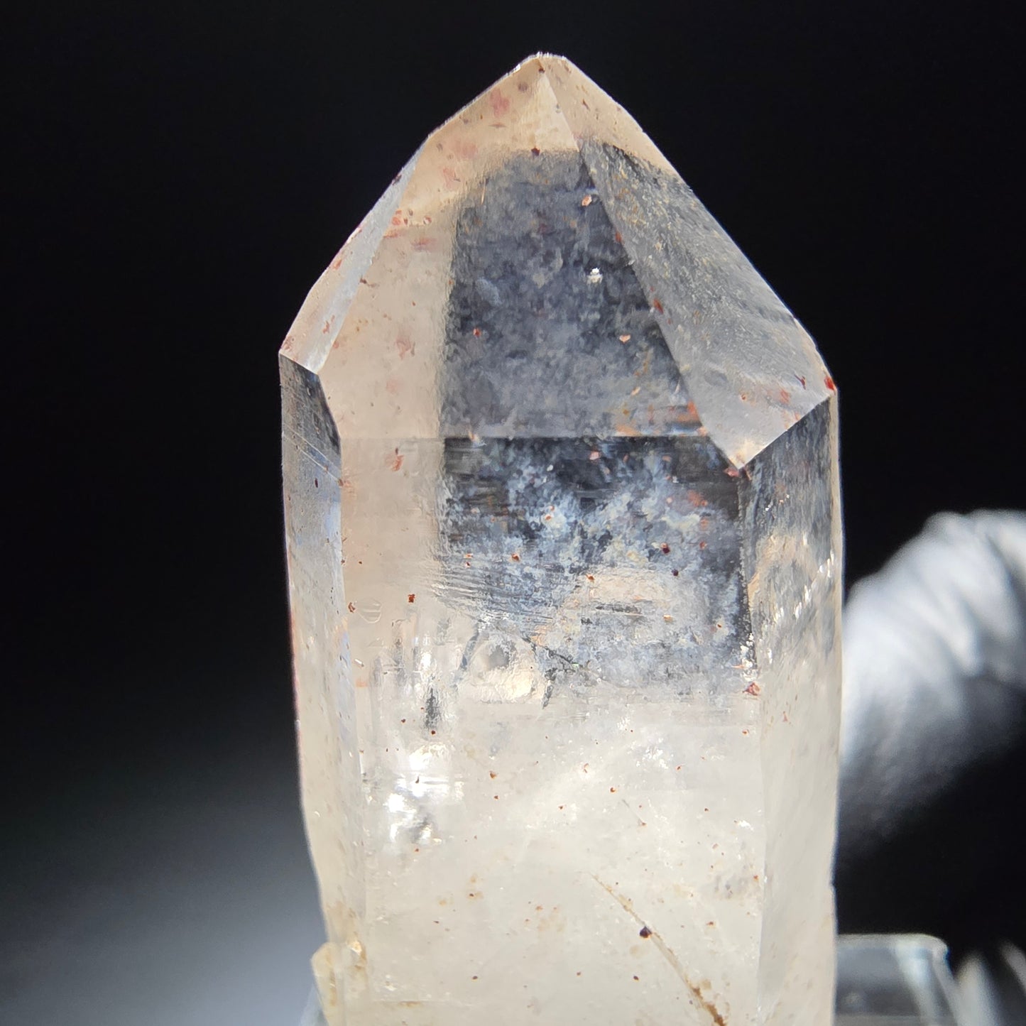 Klarer Phantom Rauchquarz mit Eisen-Einschlüssen Goboboseb, Namibia 39*16*13mm
