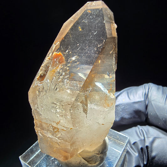 Phantom Rauchquarz Doppelender Zepter Goboboseb, Namibia 47*26*19mm Sammlung