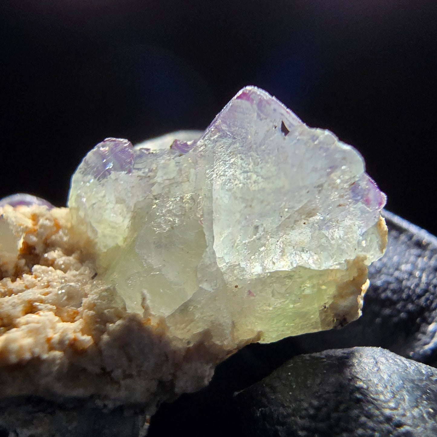 Cubes de fluorite Zonar rares, stade orthoclase, Erongo namibie, Collection 35x21x18mm