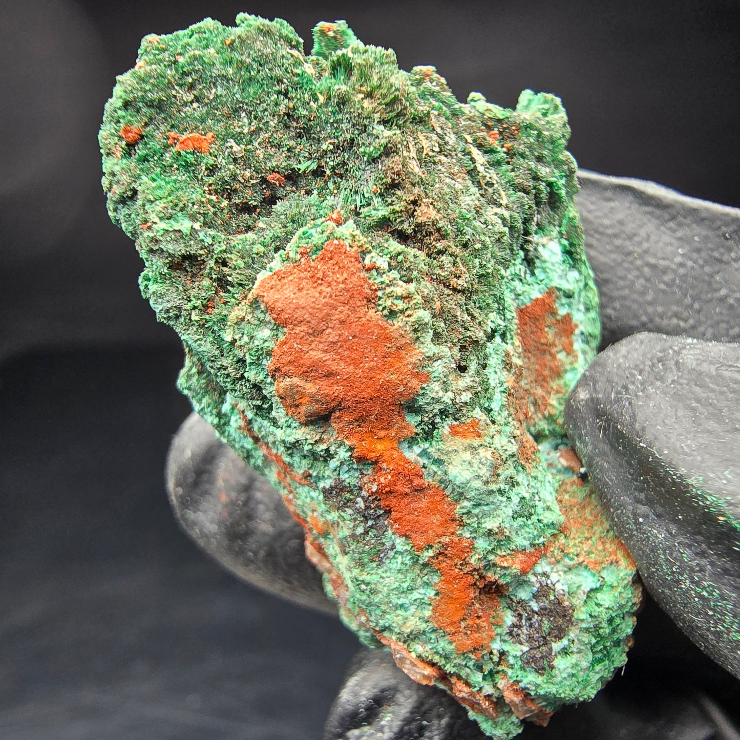Rare Malachite specimen with green Kaokoveld, Namibia 40*26*15mm Mineral collection
